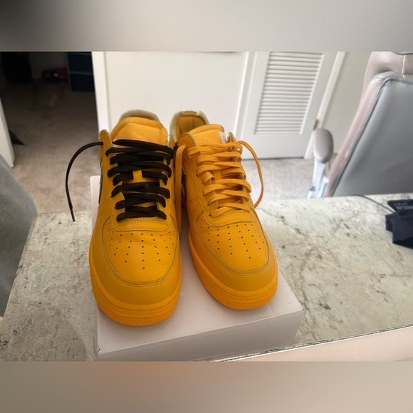 Nike Air Force Other - Off white air force 1 low, ICA university gold. Like new condition size 11